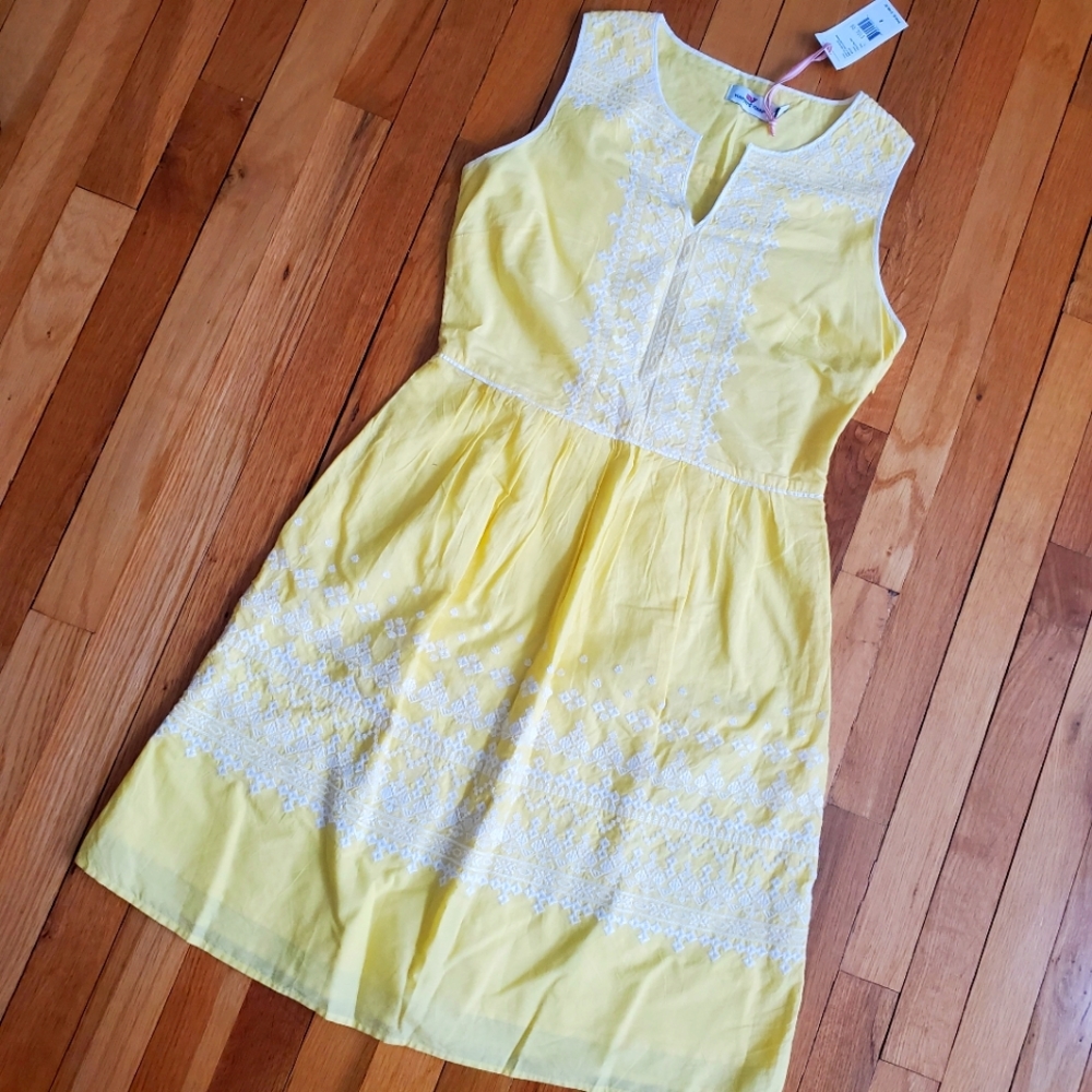 Vineyard Vines Yellow Dress